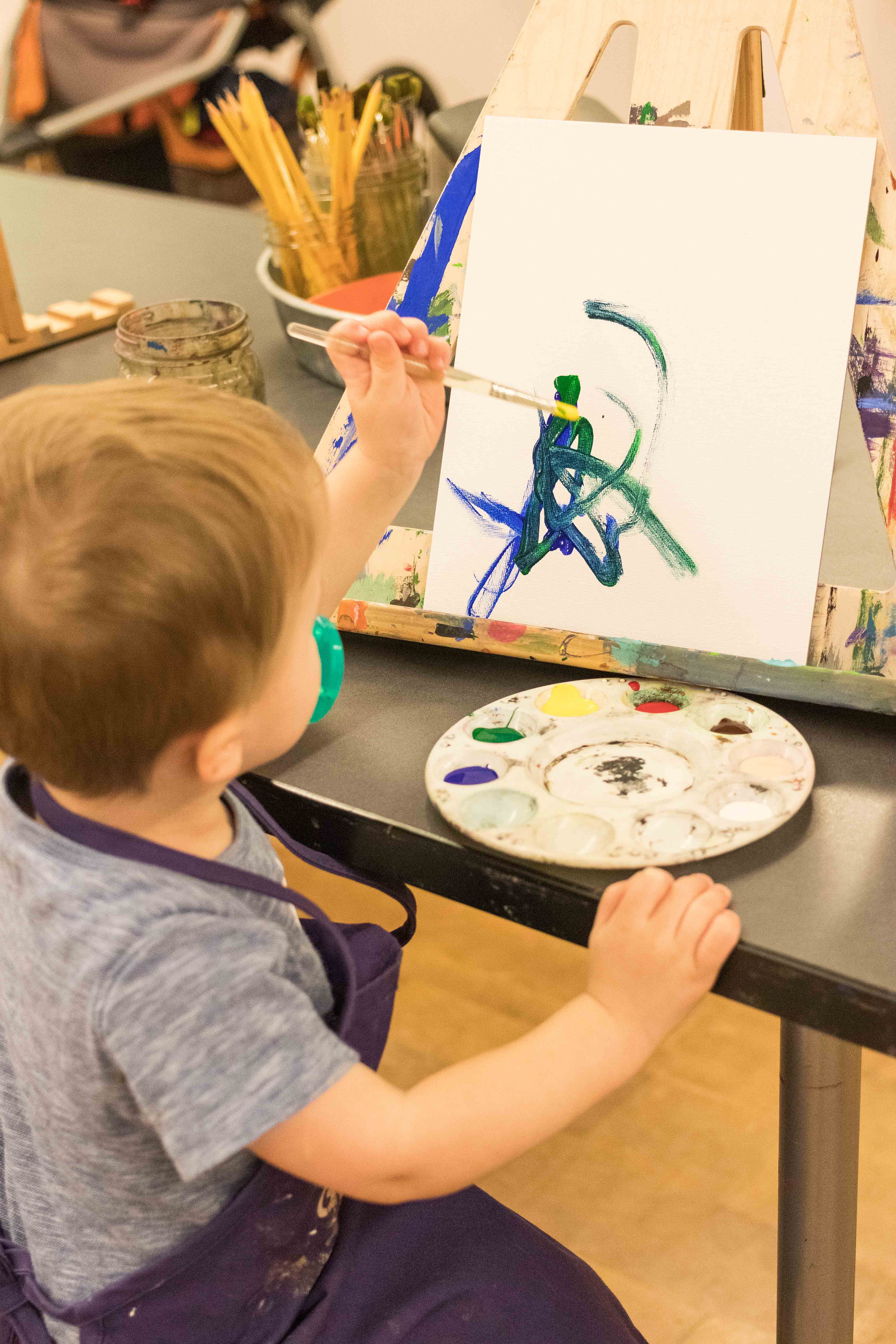 Tommy at the Kohl's Art Studio at the Milwaukee Art Museum April 2019 | https://www.roseclearfield.com