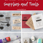Basic Card Making Supplies and Tools