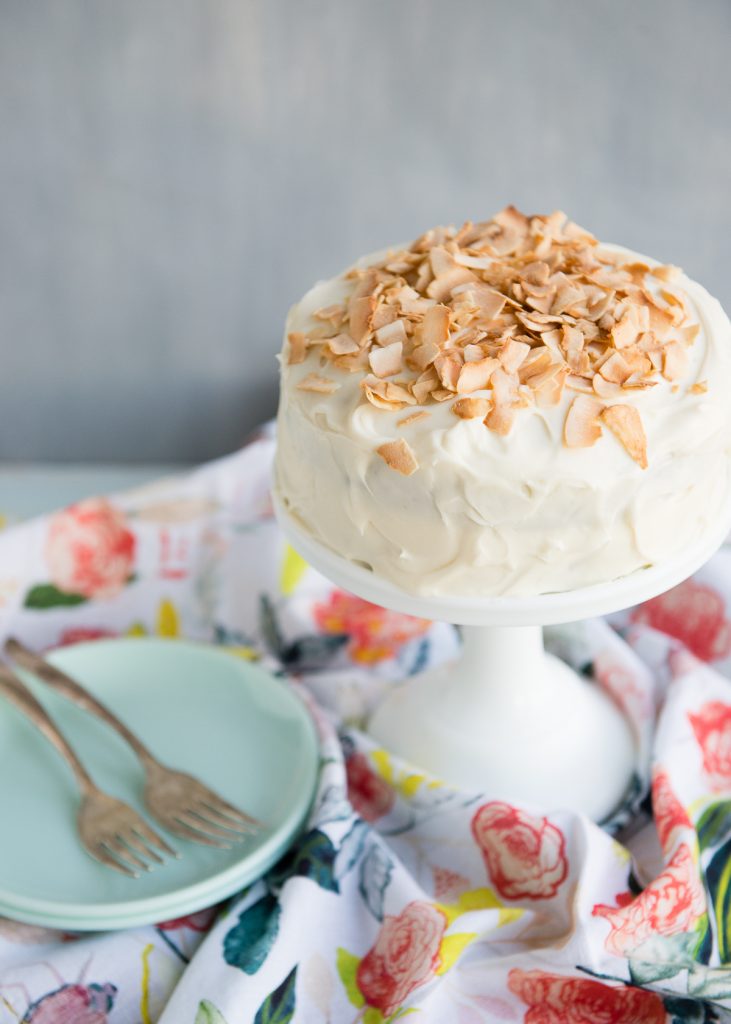 Carrot cake for two via Design Mom. The most adorable mini cake, perfectly portioned for two! #carrotcake #minicake #dessertfortwo | https://www.roseclearfield.com