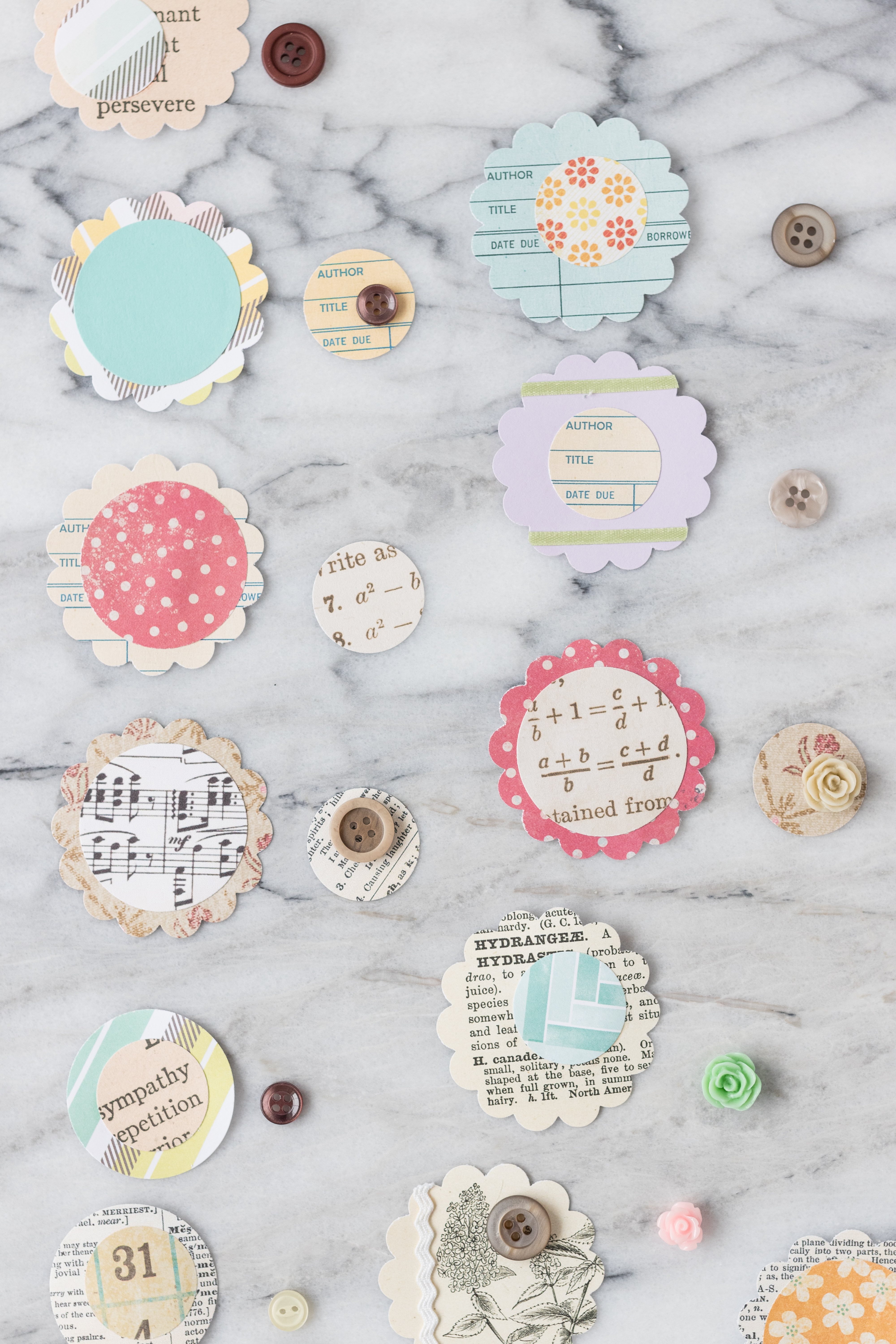 Let paper dry completely before adding new layers to keep DIY projects wrinkle free. #DIY #scrapbookpaper #scrapbookembellishments | https://www.roseclearfield.com