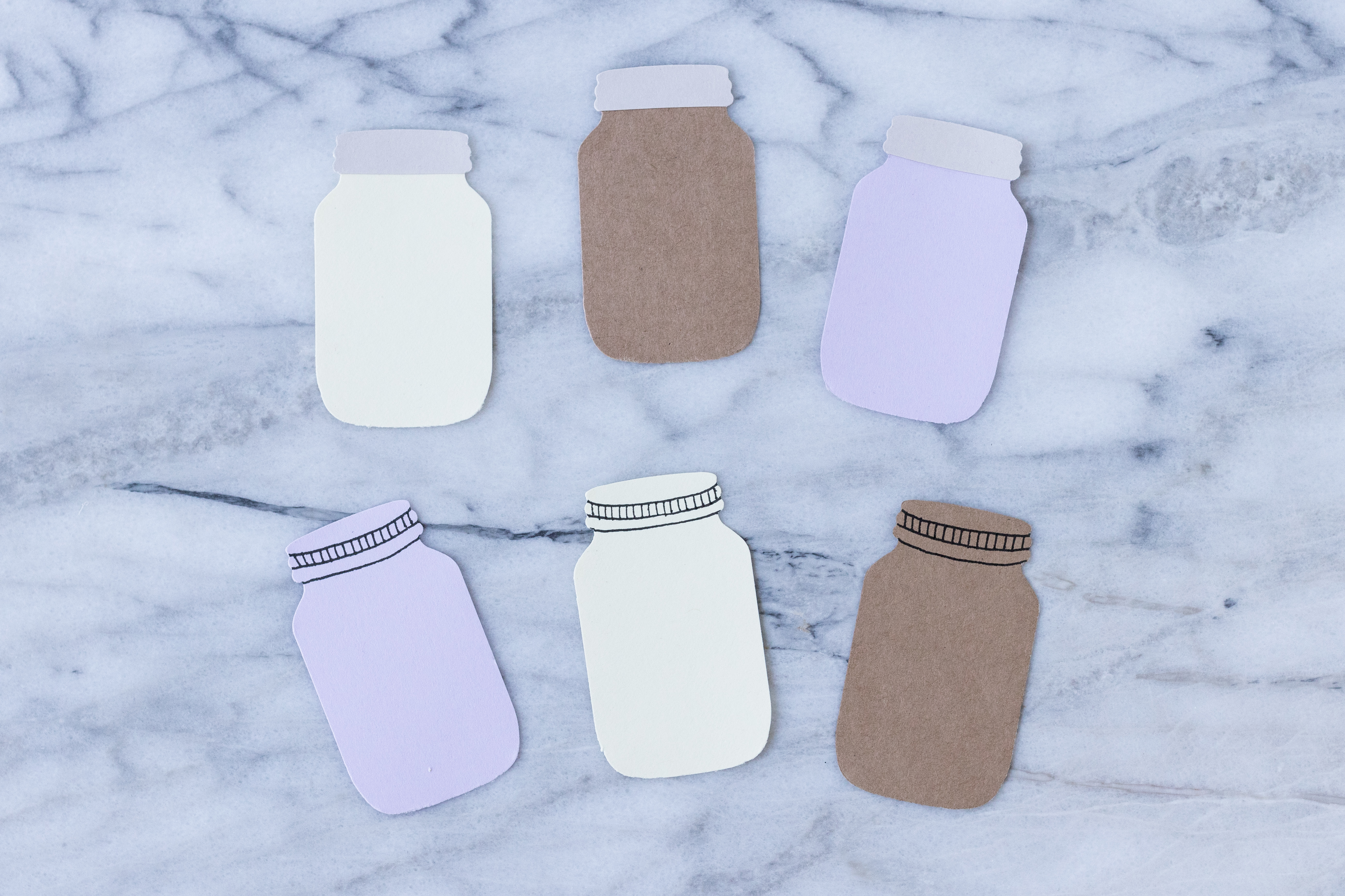 Paper punched mason jars for DIY scrapbook embellishments. #DIY #masonjars #scrapbookembellishments | https://www.roseclearfield.com