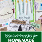 Essential Supplies for Homemade Greeting Cards