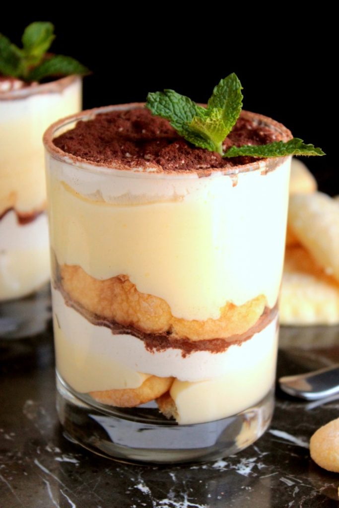 Tiramisu for two via Big Bear's Wife. The ultimate date night dessert, perfectly portioned for two! #tiramisu #datenight #dessertfortwo | https://www.roseclearfield.com