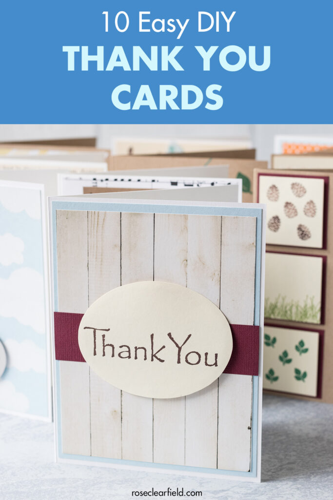 10 Easy DIY Thank You Cards