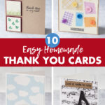 10 Easy Homemade Thank You Cards