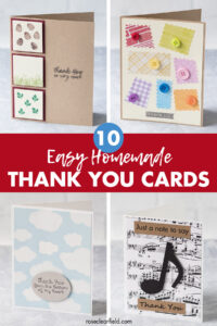 10 Easy Homemade Thank You Cards