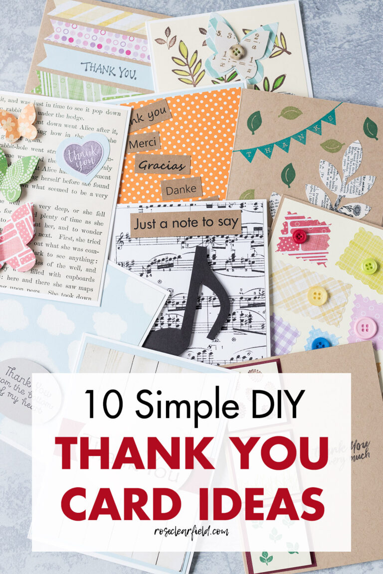 10 Simple DIY Thank You Card Ideas - Rose Clearfield