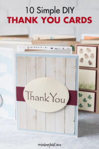 10 Simple DIY Thank You Cards