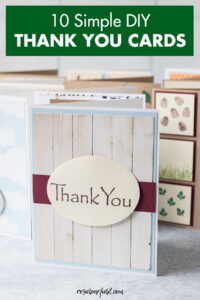 10 Simple DIY Thank You Cards