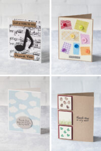 10 Simple DIY Thank You Cards Collage