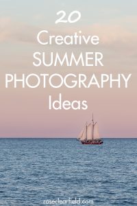 20 summer photo ideas for the beautiful summer months ahead! #summer #photoideas #summerphotolist #summerphotochallenge | https://www.roseclearfield.com
