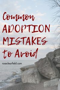 Common adoption mistakes to avoid. Familiarize yourself with the biggest adoption mistakes couples make, so you can steer clear of them! #adoption #adoptionmistakes #commonadoptionmistakes #biggestadoptionmistakes | https://www.roseclearfield.com