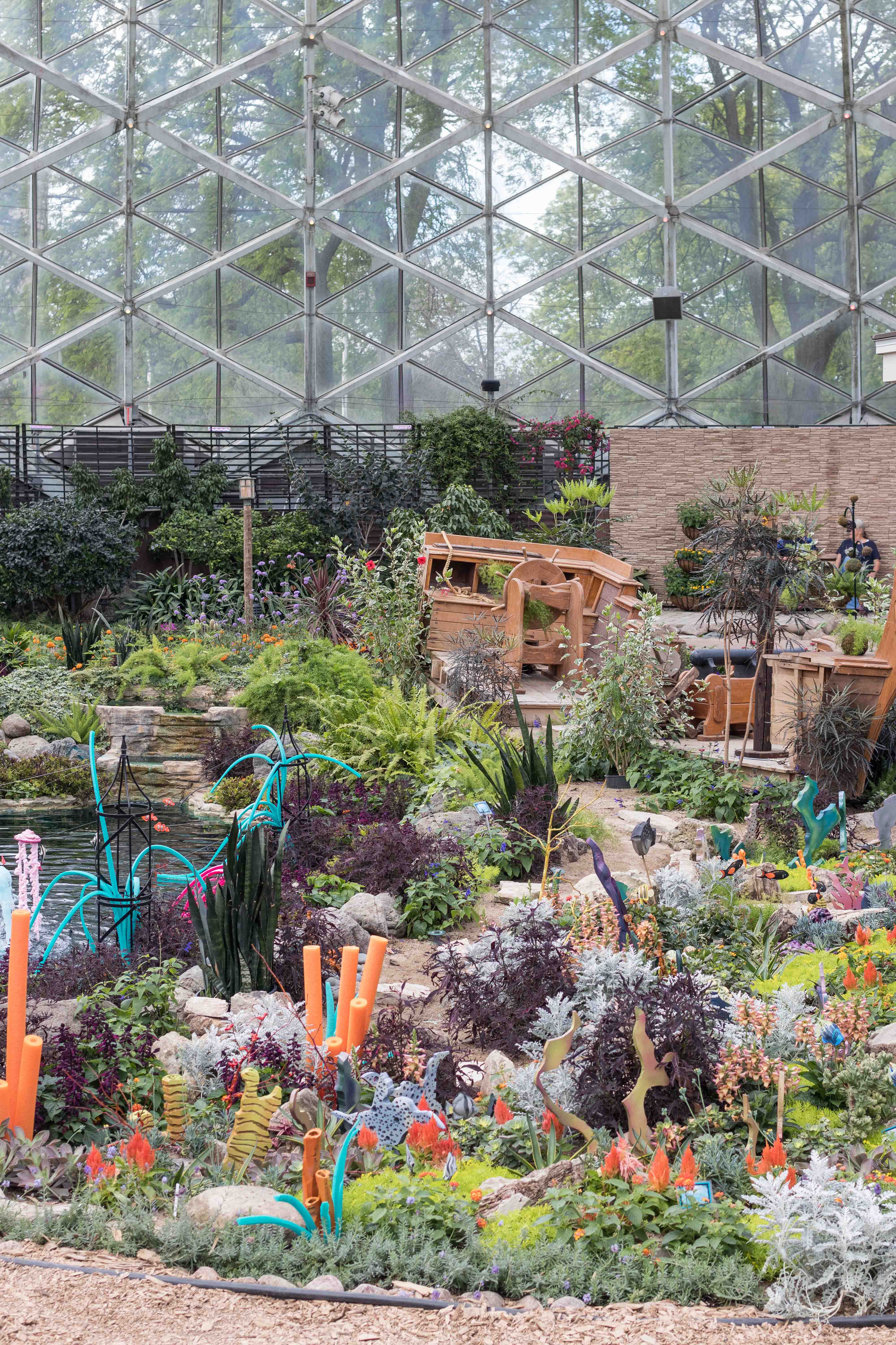 Under the Sea Summer Floral Show at the Mitchell Park Domes #MitchellParkDomes #MilwaukeeWI #floralshow #UndertheSea | https://www.roseclearfield.com