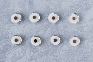 DIY decorative stone glass magnets in progress. #DIY #craftproject #neodymiummagnets | https://www.roseclearfield.com