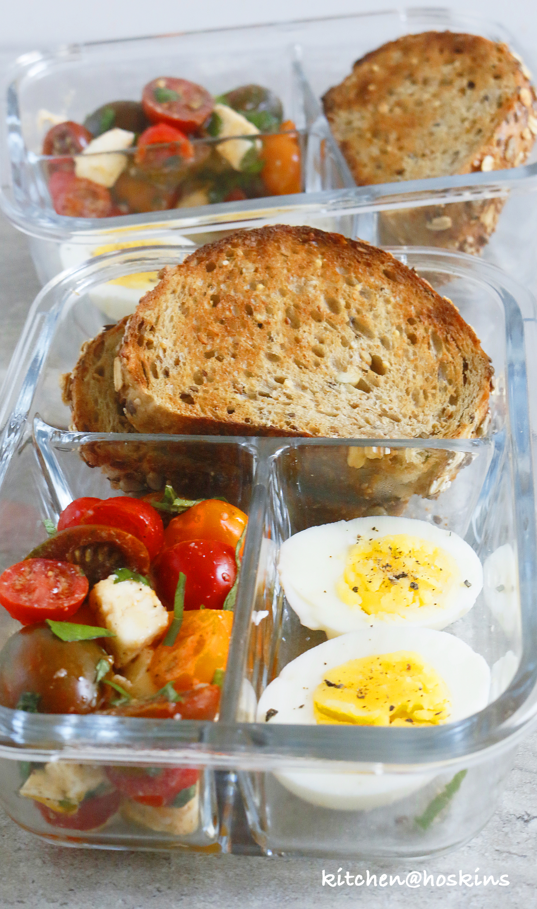 Caprese with Garlic Toast Lunch Box Kitchen at Hoskins