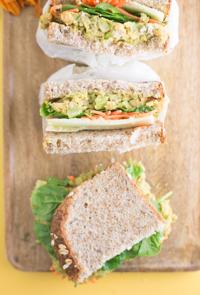 Chickpea Salad Sandwich Mindful Avocado