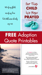 Free Adoption Quote Printables