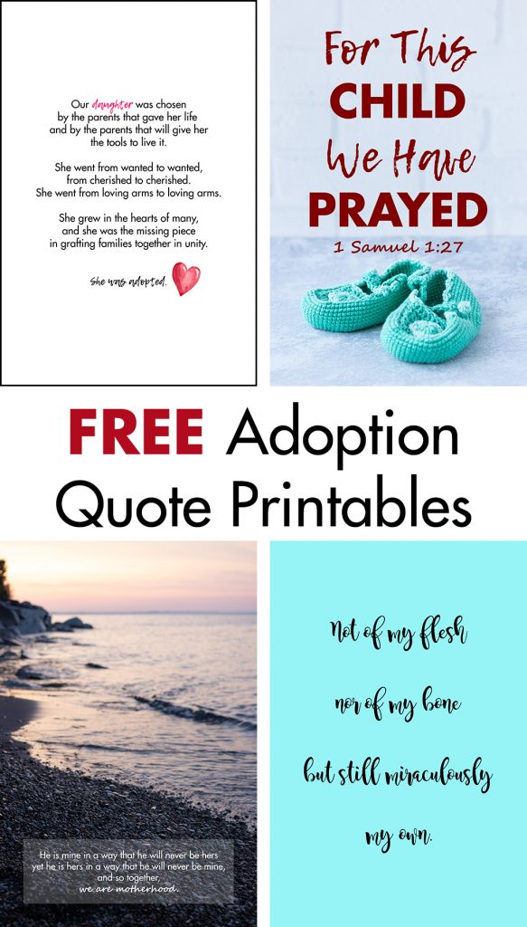 Free Adoption Quote Printables