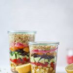 Greek Orzo Salad in a Jar How Sweet Eats