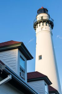 Wind Point Lighthouse at Golden Hour