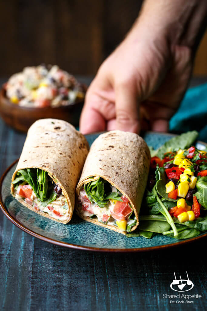 Southwest Tuna Salad Wraps Shared Appetite