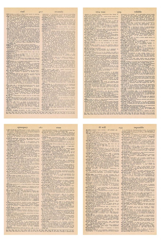 Vintage Dictionary Full Text Pages