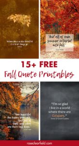 15+ Free Fall Quote Printables