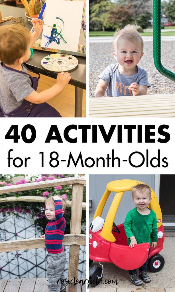 40 Activities for 18 Month Olds