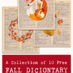 A Collection of 10 Free Fall Dictionary Page Printables