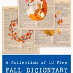A Collection of 10 Free Fall Dictionary Page Printables