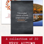 A Collection of 20 Free Autumn Quote Printables