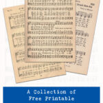 A Collection of Free Printable Vintage Hymns Sheet Music