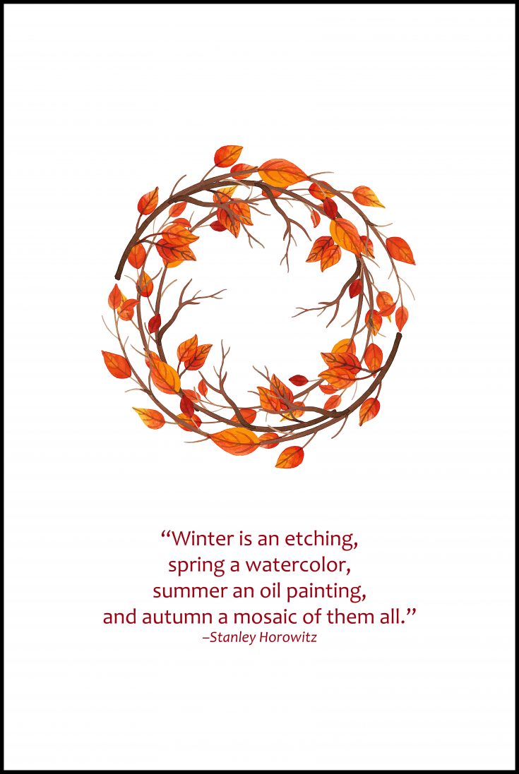 Free Autumn Quote Printables • Rose Clearfield
