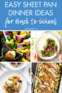 Easy Sheet Pan Dinner Ideas