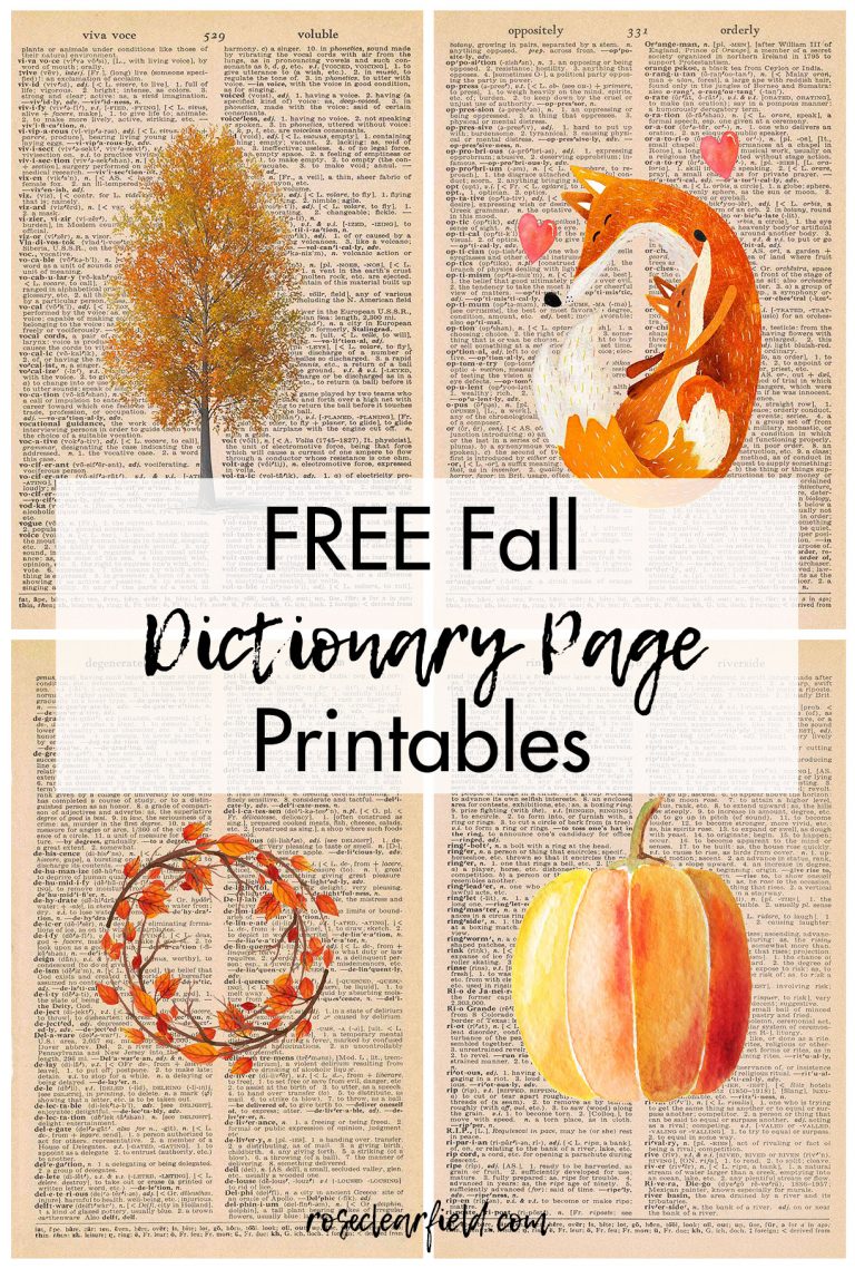 Free Autumn Quote Printables • Rose Clearfield