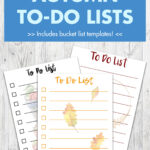 Free Printable Autumn To-Do Lists