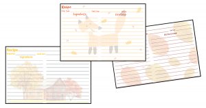 Free Printable Fall Recipe Cards