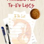 Free Printable Fall To Do Lists