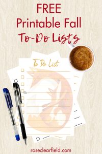 Free Printable Fall To Do Lists