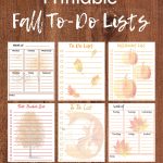 Free Printable Fall To Do Lists