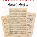 Free Printable Vintage Hymns Sheet Music