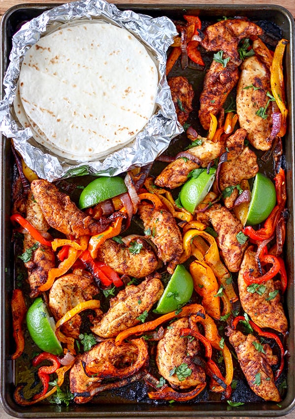 Sheet Pan Chicken Fajitas Number 2 Pencil