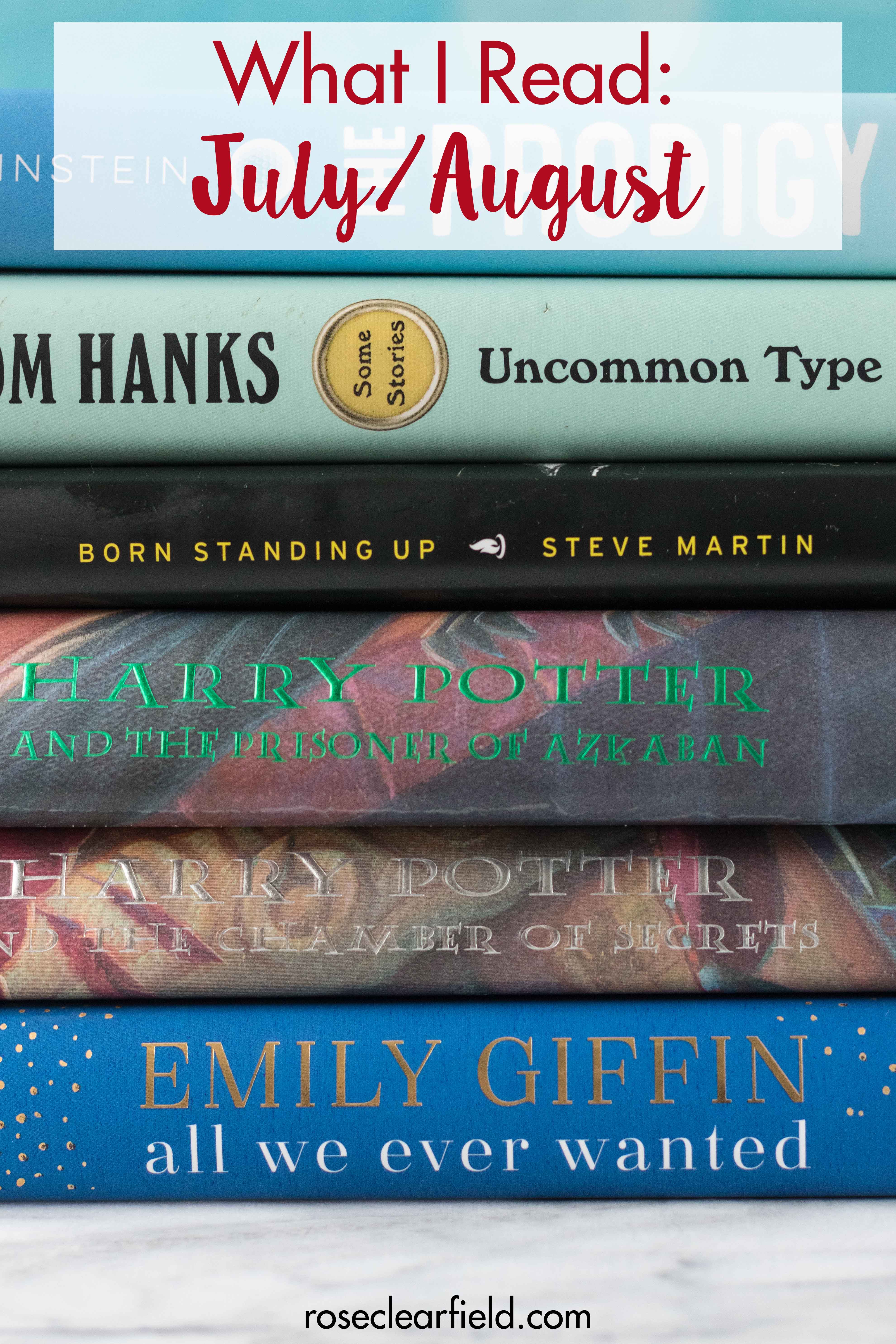 What I Read: July/August