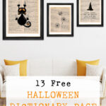 13 Free Halloween Dictionary Page Printables