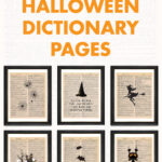 13 Free Printable Halloween Dictionary Pages