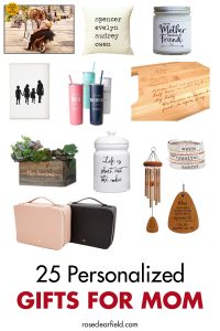 25 Personalized Gift Ideas for Mom