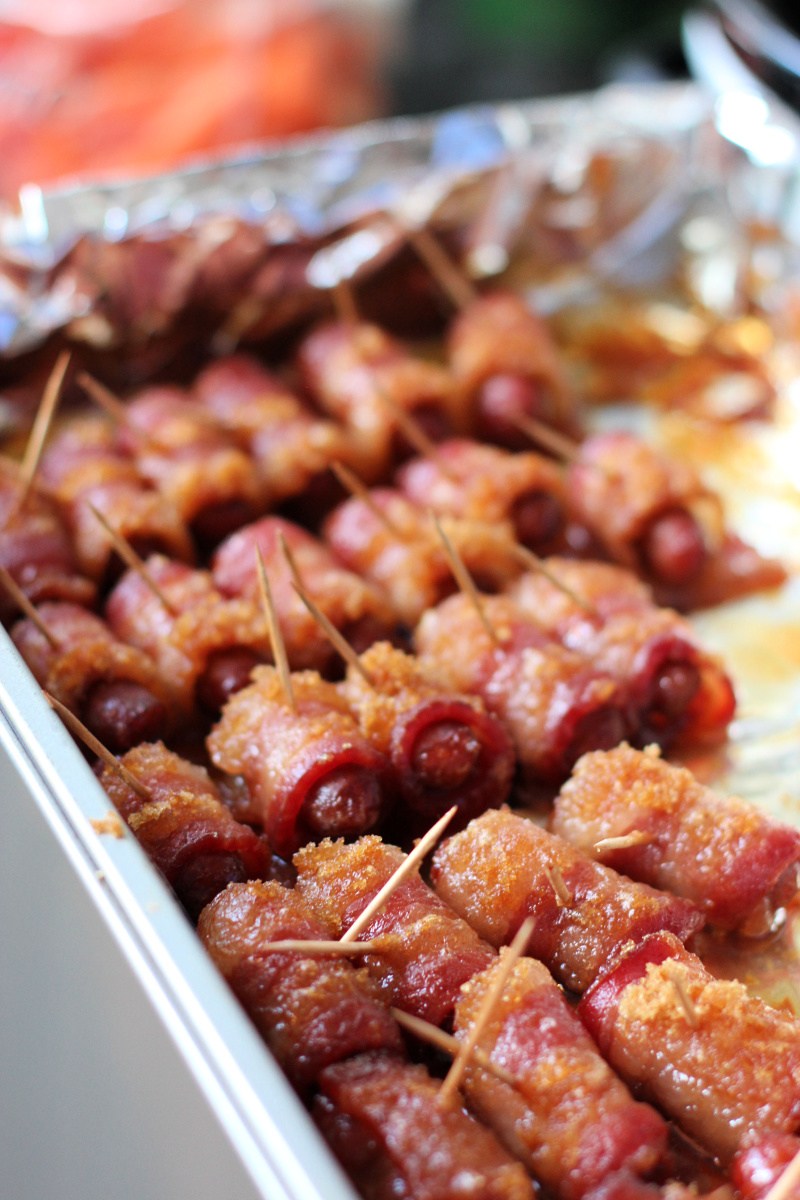 Brown Sugar Bacon-Wrapped Smokies A Plus Life