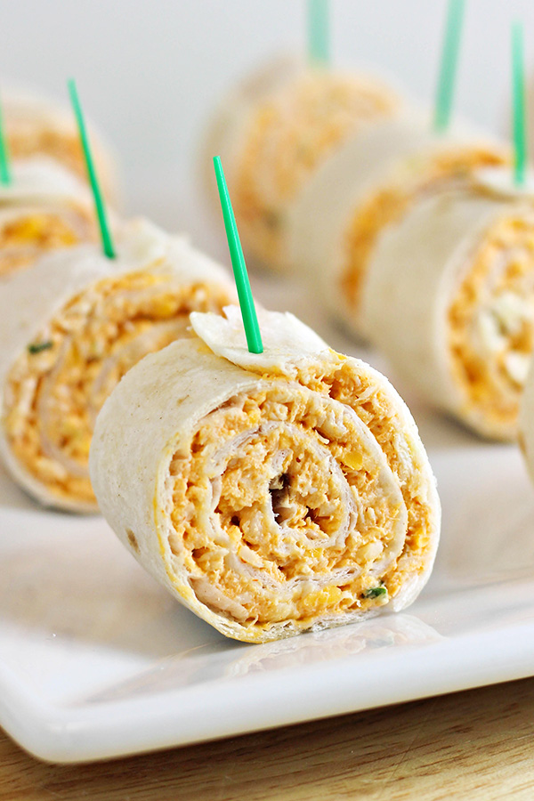 Buffalo Chicken Tortilla Pinwheels Home Cooking Memories