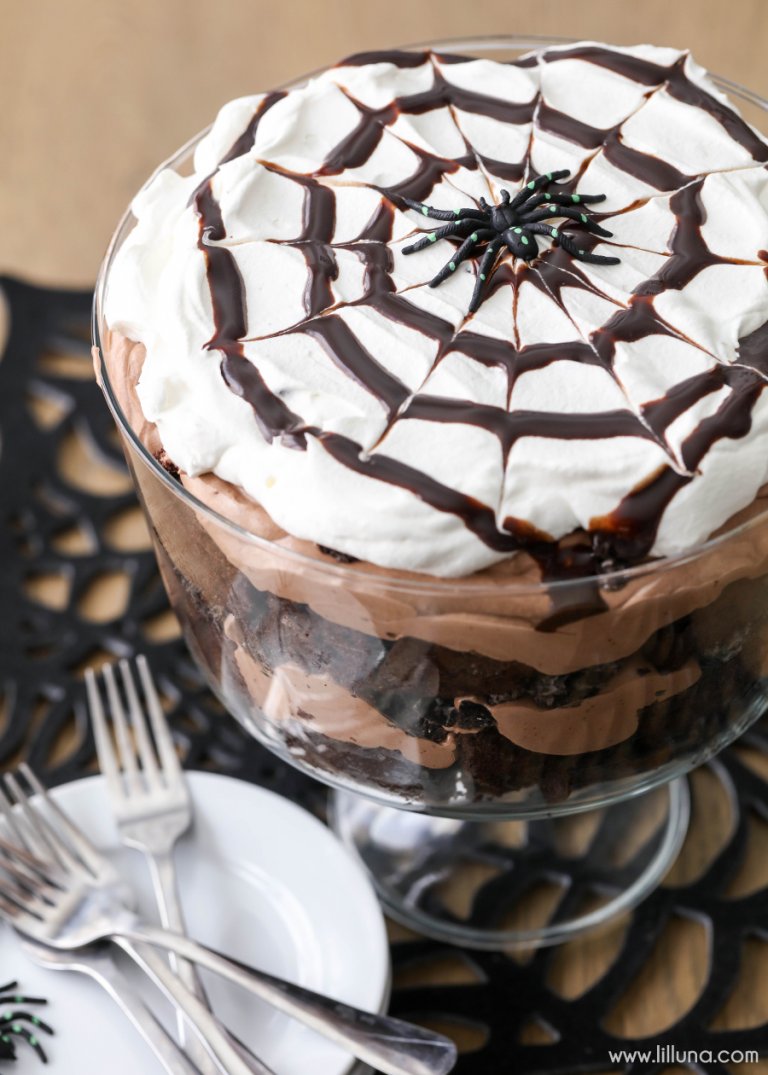 Chocolate Spider Trifle Lil Luna