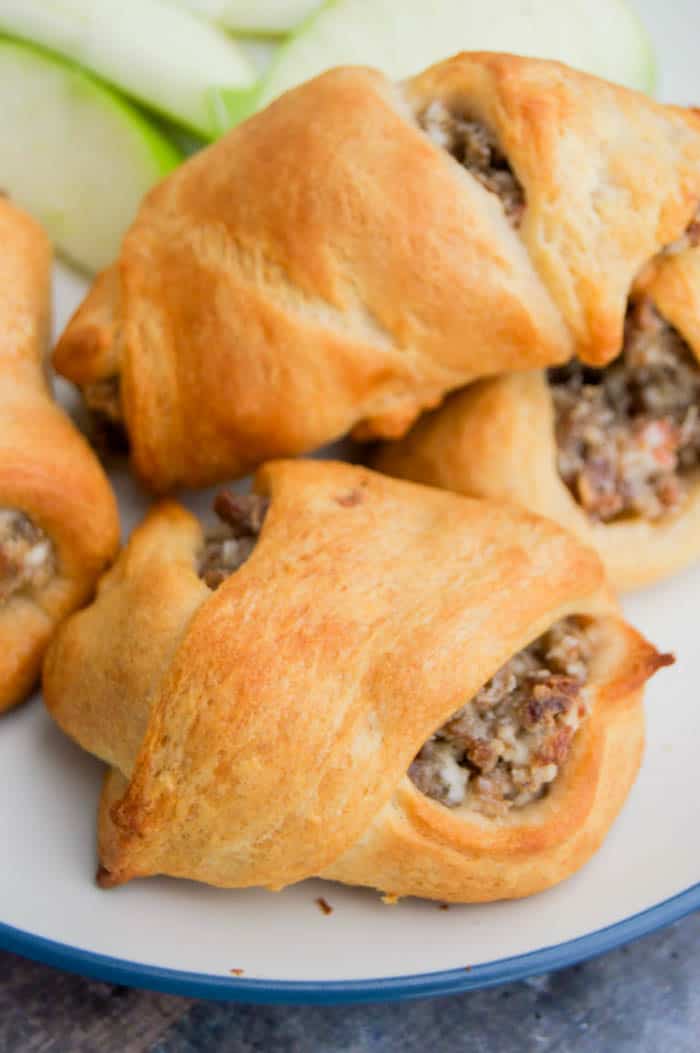 Cream Cheese Sausage Crescent Roll-Ups The Diary of a Real Housewife